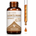 Lions Mane Liquid - Lion’s Mane Tincture for Memory, Focus & Clarity - Lions Mane Supplement - Lion Mane Mushroom Supplement - Nootropics Brain Support Supplement - (1 Pack)