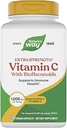 Nature's Way Extra Strength Vitamin C with Bioflavonoids, Προωθεί την παραγωγή κολλαγόνου για το υγιές δέρμα*, 1g Βιταμίνη C ως Ασκορβικό οξύ ανά κάψουλα, 250 Vegan Caps (Packaging May Vary)