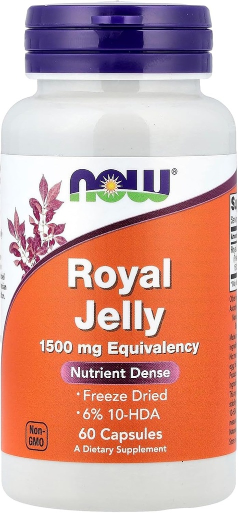 Τώρα τρόφιμα Jelly 1500Mg 60 Cap Royal, 60 CT
