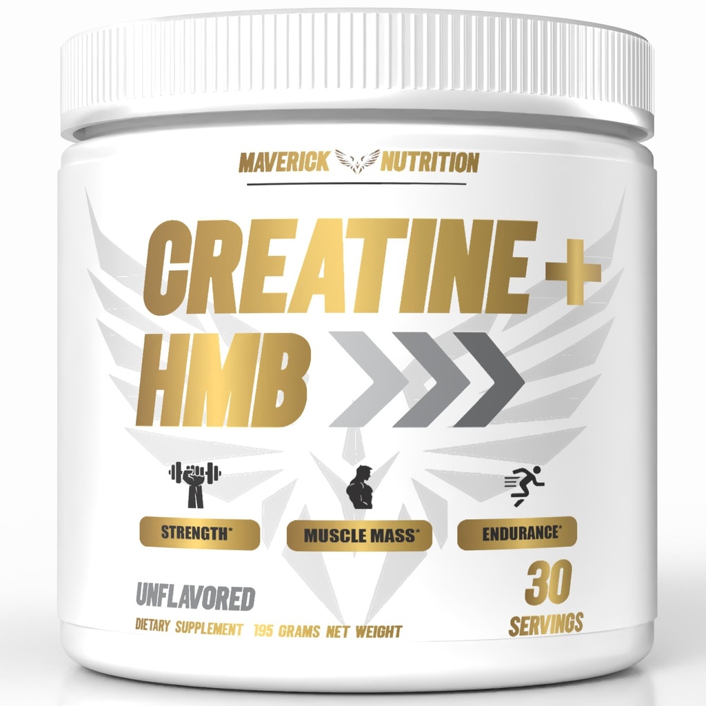 Creatine HMB - Creatine Powder for Men - Creatine Powder - Creatine Supplement - Creatine for Men - HMB Creatine - Creatine HMB Powder - Creatine - Creatine Monohydrate - 30 Servings - Μη αρωματισμένη