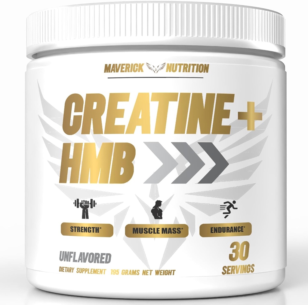 Creatine HMB - Creatine Powder for Men - Creatine Powder - Creatine Supplement - Creatine for Men - HMB Creatine - Creatine HMB Powder - Creatine - Creatine Monohydrate - 30 Servings - Unflavored