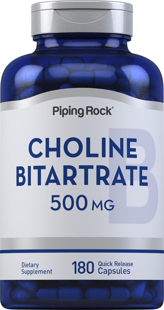 Piping Rock Choline Bitartrate 500mg 