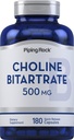 Piping Rock Choline Bitartrate 500mg 