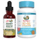 MaryRuth Organics Joint Health Liquid Drops & Vitamin K2+D3 Gummies (Peach Mango και Apricot) 