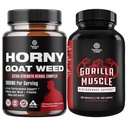 Bundle of Horny Goat Weed with Black Maca Root, Tongkat Ali, Saw Palmetto & Panax Ginseng Extract for Stamina & Energy and Extra Strength Testosterone Booster - συμπλήρωμα διεύρυνσης μυών για τους άνδρες