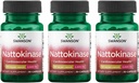 Swanson Nattokinase 2000 Ινωδολυτικές Μονάδες 100 Χιλιογραμμάρια 30 Καψάκια Ένζυμο (3 Συσκευασία)