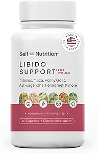 Libido Υποστήριξη για τις γυναίκες, ευαισθησία & επιθυμία, Libido Booster για τις γυναίκες με Horny Goat Weed, maca, tribulus, ashwagandha & More - Vegan, ΗΠΑ, Keto, Third-party Testing - 60 κάψουλες.