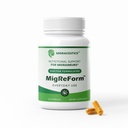 MigReForm Μπουκάλι 60 - Doctor Formulated συμπλήρωμα ανακούφισης ημικρανίας - Φυσική υποστήριξη ανακούφισης ημικρανίας με μαγνήσιο, βιταμίνη Β2 & CoQ10 - συμπλήρωμα ημικρανίας για γυναίκες & άνδρες - Βιταμίνες ημικρανίας