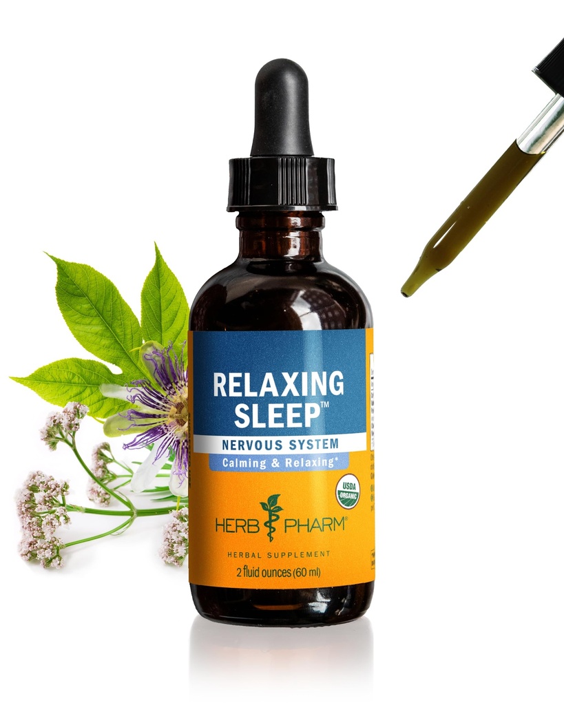 Herb Pharm Χαλαρωτική φόρμουλα ύπνου με υγρό εκχύλισμα βαλεριάνας - 2 Oz