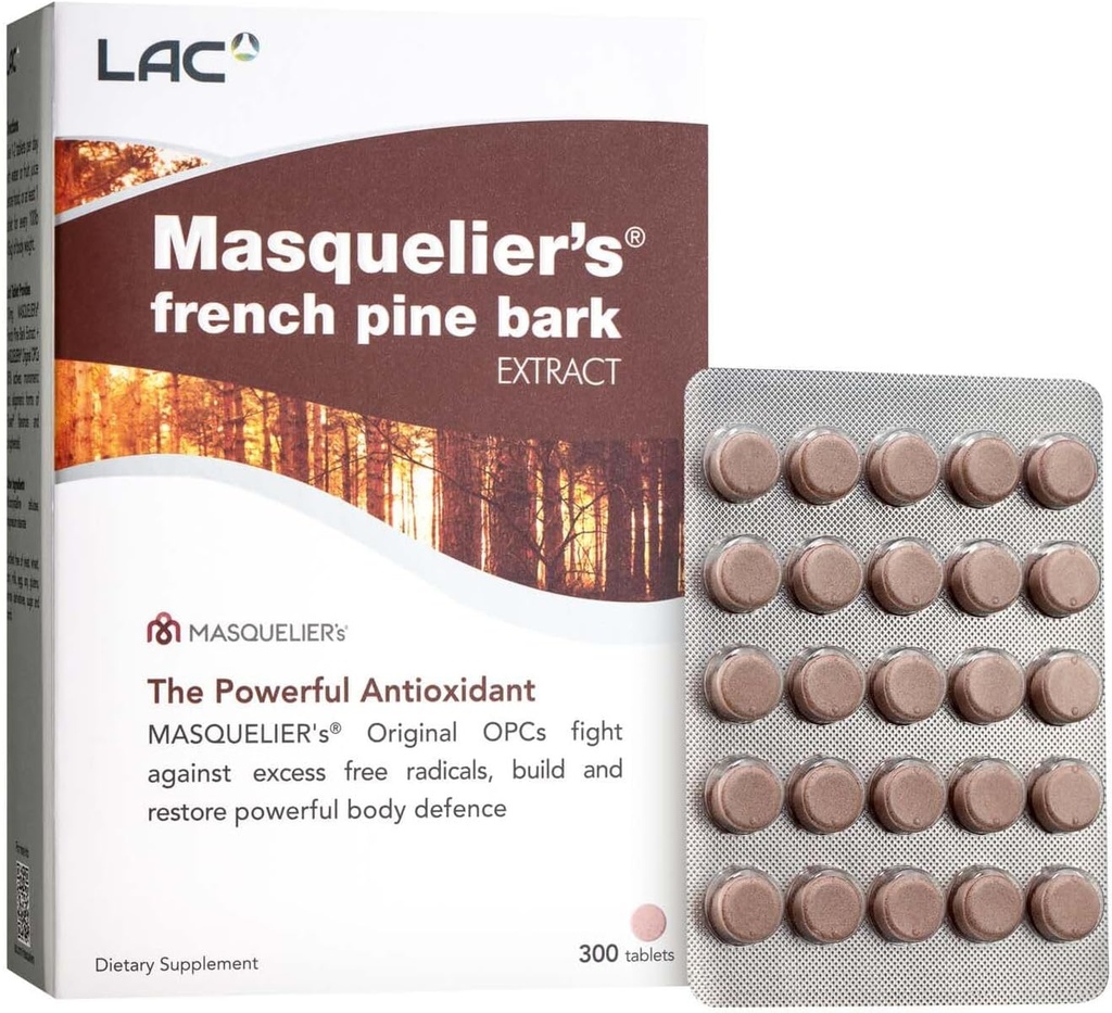 French Pine Bark Extract του LAC Masquelier (300 δισκία)