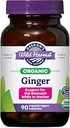 Oregon's Wild Harvest, Certified Organic Ginger Capsules for Stomach Support, Non-GMO, 1000 MGS, 90 Count