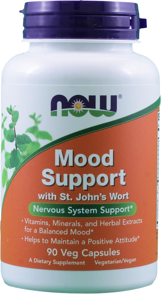 Τώρα Τροφή Υποστήριξη Mood με St Johns Wort 180
