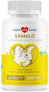 Ίδιο για τα σκυλιά - 120 Μασώμενα δισκία - S- Adenosyl- L- Μεθειονίνη, συμπλήρωμα ήπατος - Εγκεφαλική υγεία, προάγει τη γνωστική υποστήριξη, υποστήριξη ήπατος (ίδιο δισκίο)