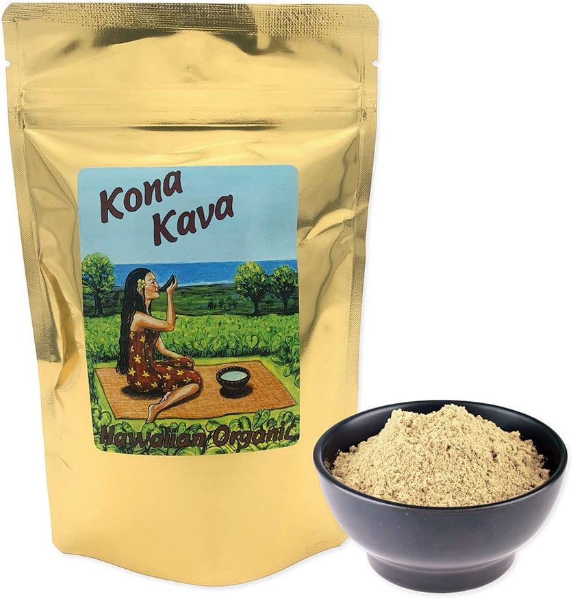 Kona Kava Instant 9% Kavalactone Kava Drink Mix - Μπανάνα Βανίλια (4 oz)