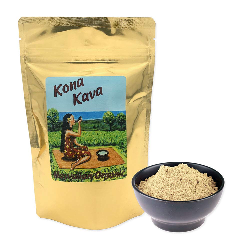Kona Kava Instant 9% Kavalactone Kava Drink Mix - Μπανάνα Βανίλια (4 oz)