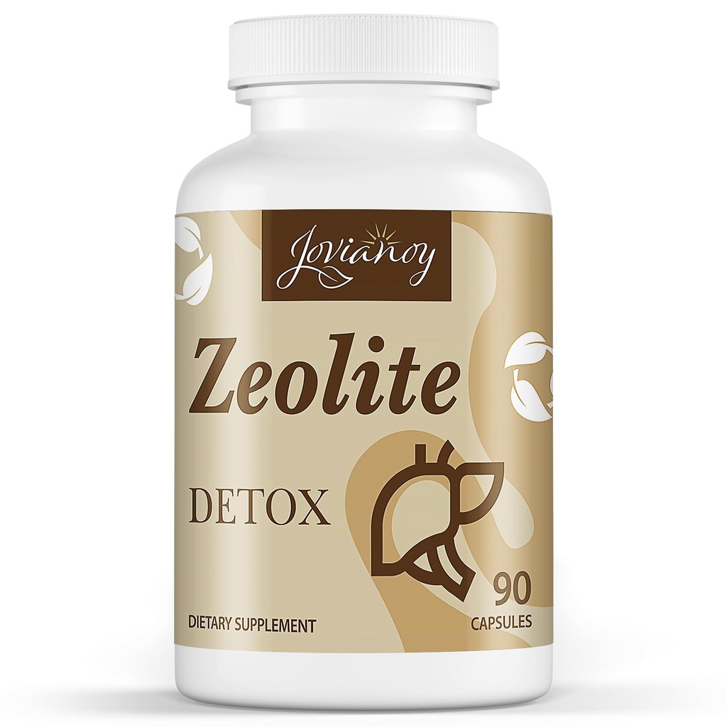 Κάψουλες ζεόλιθου Detox, οργανικό ενεργό καρβίδιο, πηλός Μπεντονίτη, 1-2 μm Clinoptilolite, μέγιστη απορρόφηση, Gut Liver Detox Καθαρίστε το πλήρες σώμα για γυναίκες άνδρες, 90 κάψουλες