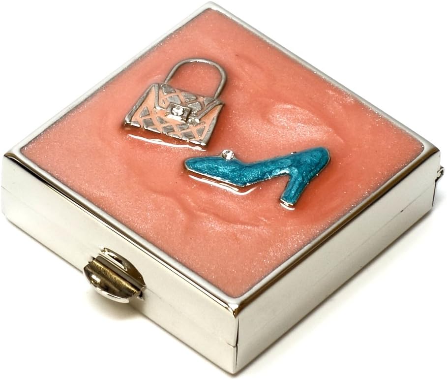 9311 Τετράγωνο Μικρό κουτί χάπια Διοργανωτής ροζ μπλε χρυσό γυναίκες ταξίδι Χάπια θήκη Pocket Pocket Container Καθημερινή Φορητή ιατρική Βιταμίνη κουτί Συμπλήρωμα φαρμακευτικής αγωγής Mini Storage