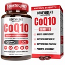 Ευεργετικό καθαρό CoQ10 200mg Softgels με BioPerine® για μέγιστη απορρόφηση, Ubiquinone Coenzyme Q10 συμπλήρωμα για την υγεία της καρδιάς, την παραγωγή ενέργειας, την υγιή γήρανση & αντιοξειδωτική υποστήριξη, 100 Softgels