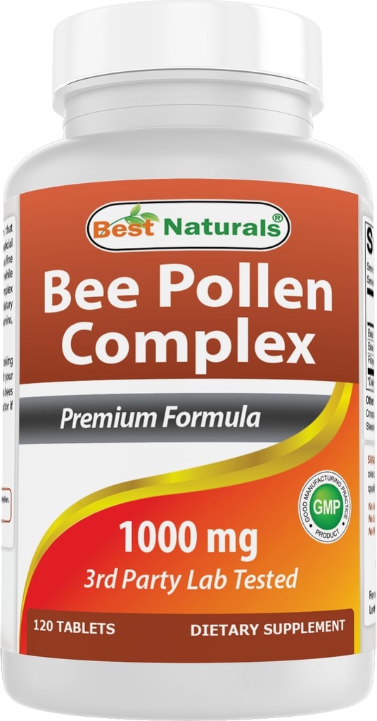 Best Naturals Bee Pollen Complex 1000 mg 120 δισκία