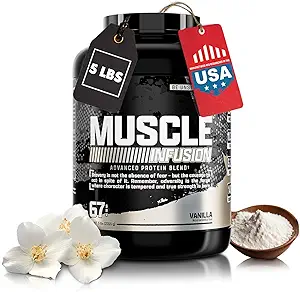 Nutrex Research, Vanilla Whey Protein Powder | 5 Ib Tub of Isolate Protein | w/EAA & Hi BCAA for Muscle Gain | Muscle Builder for Men & Women | Sports Nutrition | Delicious Taste and Texture