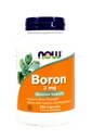 NOW Boron, 3 mg, 250 καψάκια (πακέτο των 2)
