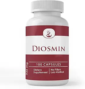 PURE ORIGINAL INGREDIENTS Diosmin (365 Capsules) No Magnesium Or Rice Fillers, Always Pure, Lab Verified