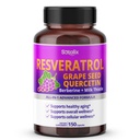 Resveratrol με σπόρων σταφυλιών + Quercetin Μπερμπερίνη + Γαϊδουράγκαθο Γάλα Ισχυρή κατά της γήρανσης - ΗΠΑ Made & Tested (Προμήθεια 150 ημερών (πακέτο του 1))