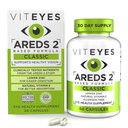 Viteyes AREDS 2 Βιταμίνες ματιών, Κλασική υποστήριξη Macular, αλλεργιογόνο δωρεάν κάψουλες, με φυσική βιταμίνη Ε, βιταμίνη C, ψευδάργυρος, χαλκός, λουτεΐνη & ζεαξανθίνη, οφθαλμίατρος Trusted, Κατασκευάζεται στις ΗΠΑ, 60 Ct