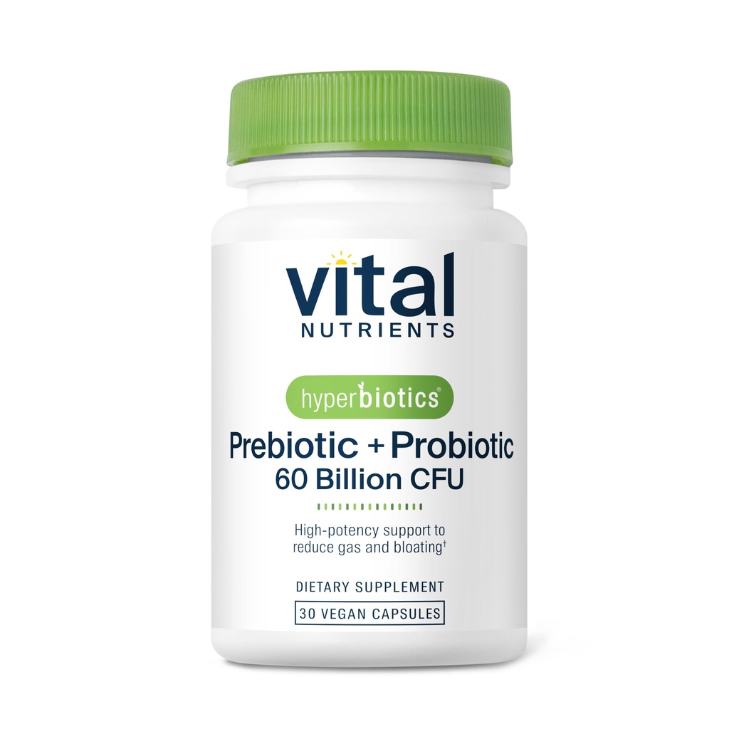 Hyperbiotics Vital Nutrients Prebiotic and Probiotic for Women and Men 