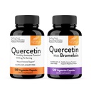 Quercetin του Sandhu 1000mg & Quercetin με Bromelain 1000mg ανά υπηρεσία Bioflavonoids Complex