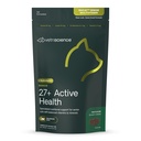 VetriScience Senior 27+ Active Health Chews, Nu Cat Daily Multivitamin for Senior Cats, Ισορροπημένες Βιταμίνες, Ορυκτά και Αντιοξειδωτικά, Υγιεινή γήρανση και υποστήριξη ευεξίας, Ψάρια, 30 Count
