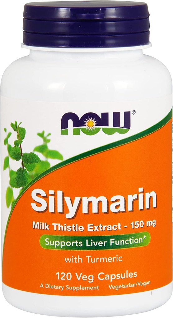 Τώρα τρόφιμα Silymarin 150mg, 120 VCaps (πακέτο του 2)