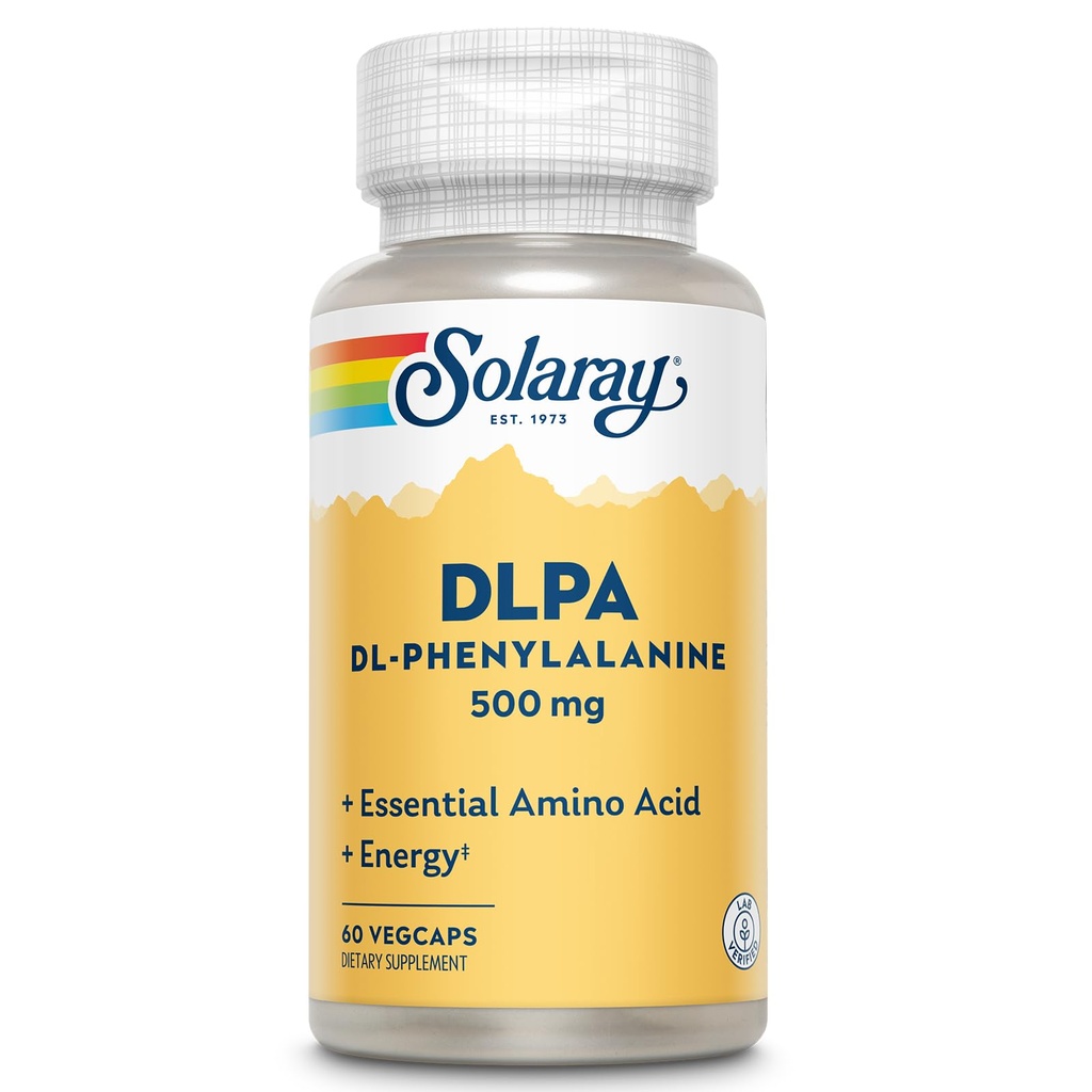 SOLARAY DL-Φαινυλαλανίνη, 500mg 