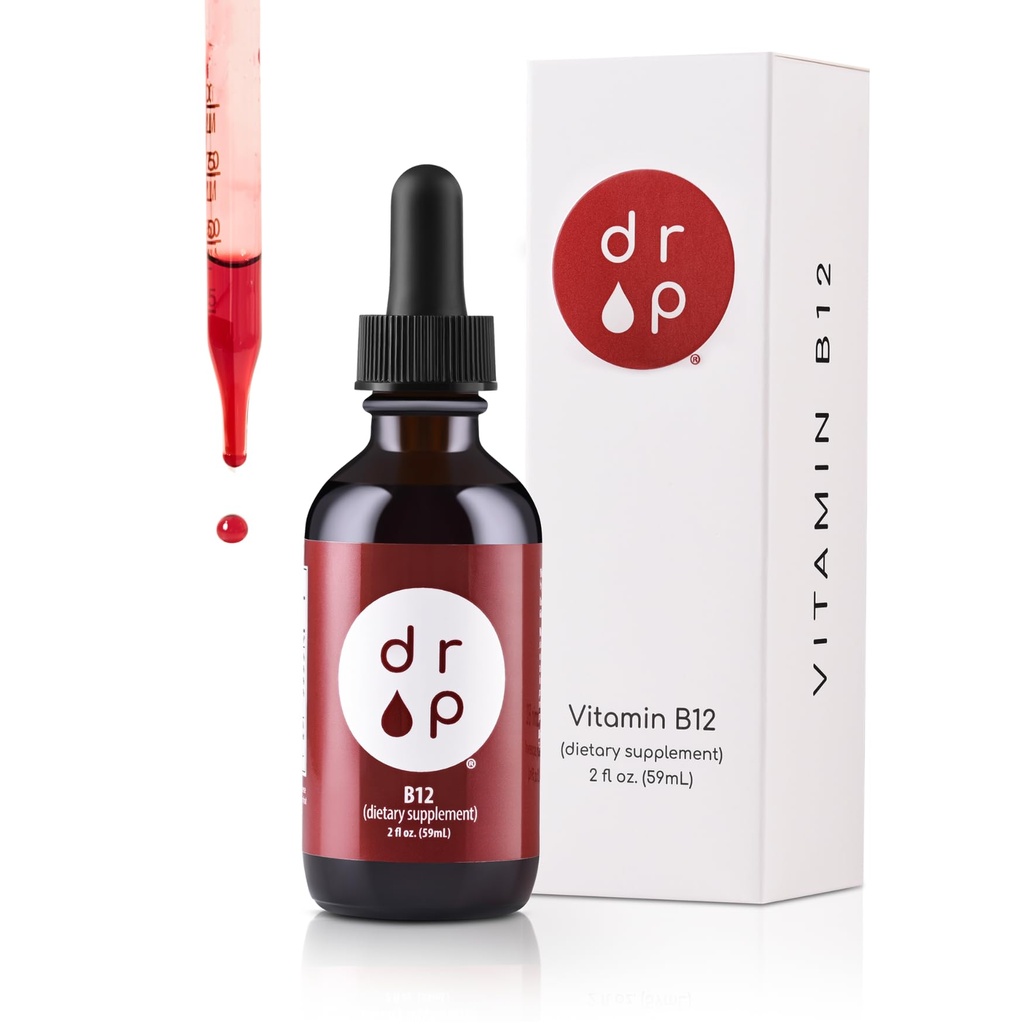 Βιταμίνη B12 2500 mcg 2 oz Υγρές σταγόνες για την παραγωγή ενέργειας, την υγεία του νευρικού συστήματος - Δεν τεχνητά συντηρητικά, μη ΓΤΟ, Χωρίς γλουτένη, Vegan-Friendly
