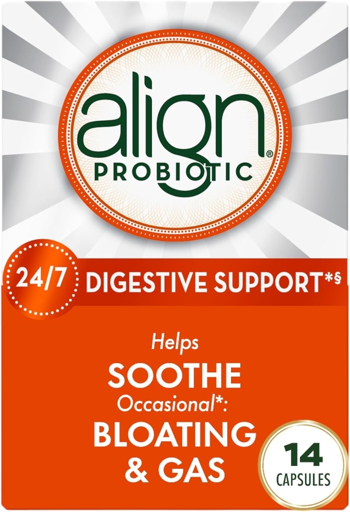 Align Probiotic, Probiotics for Women and Men, Daily Probiotic Supplement for Digestive Health*, # 1 Προτεινόμενο Probiotic από Γιατρούς και Γαστρεντερολόγους‡, 14 Κάψουλες