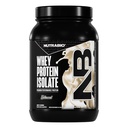 NutraBio 100% Whey Protein Isolate Protein Powder, 25g Protein with Complete Amino Acid Profile, Non-GMO, Soy & Gluten Free, Low Carb, Low Calorie Whey Protein Powder, Ακατέργαστη, 2 Lbs