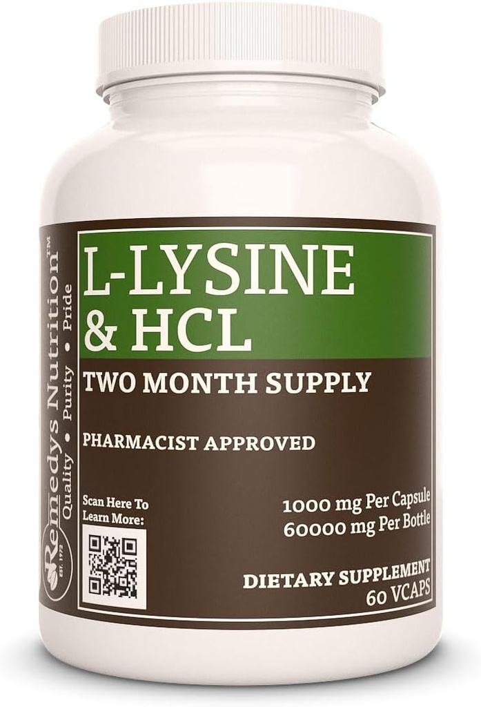 Διατροφή του Remedy L-Lysine HCL 