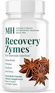 Υγεία του MICHAEL Naturopathic Programs Recovery Zymes - 90 Enteric Coated pH Stable Table Tables - Proteolytic Enzyme Supplement - Υποστηρίζει Φυσική Φλεγμονώδης Ανταπόκριση - 15 Μερίδες