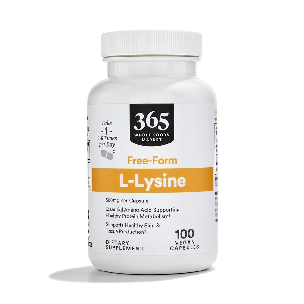 365 από το Whole Foods Market, L-Lysine 500mg, 100 Count