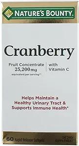Nature's Bounty Cranberry Dietary Supplement 60 Soft Gels (Συσκευασία 3)