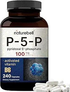 NatureBell P5P Βιταμίνη B6 100mg ανά υπηρεσία, 240 κάψουλες 