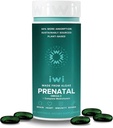 Iwi Life Προγεννητική πολυβιταμίνη, 60 Softgels (30 σέρβις), Vegan, Φυτικά Άλγα Ωμέγα 3 με EPA + DHA, Folate, σίδηρος, βιταμίνη Α, B12, C, D3, ασβέστιο, συμπλήρωμα διατροφής εγκυμοσύνης για τη μαμά και το μωρό