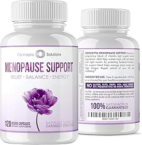 Menopause Support - Menopause Relief and Weight Management Support - for Hot Flashes, Night Sweats Relief and Energy - 120 Capsules