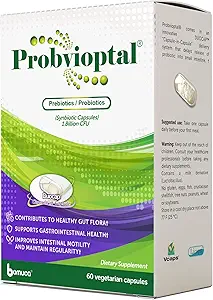 Probvioptal, 60 Κάψουλες, Προβιοτικά & Πρεβιοτικά, Duocap, 1 δις CFU, Χωρίς γλουτένη