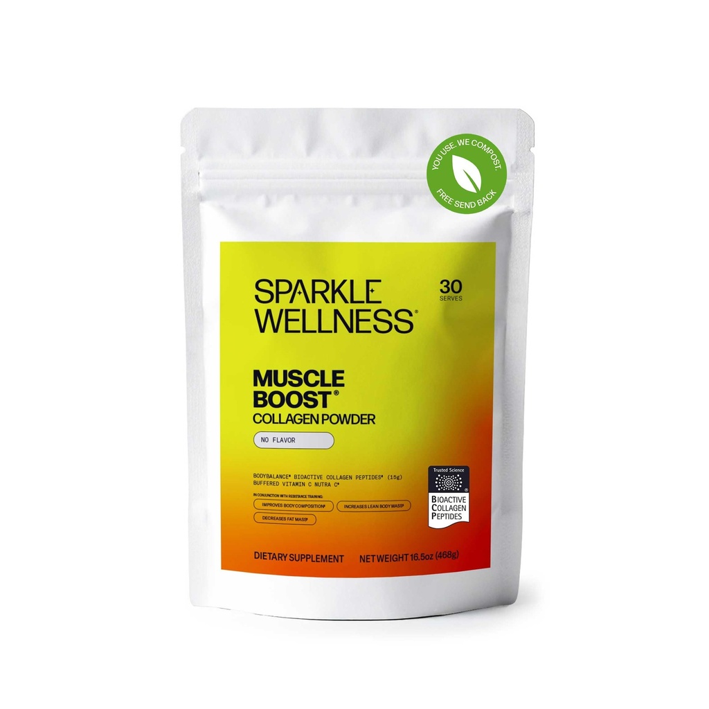 Sparkle Wellness Muscle Boost (No Flavor) [30-Serves] 