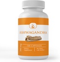 PURE ORIGINAL INGREDIENTS Ashwagandha (100 Capsules) Always Pure, No Additives Or Fillers, Lab Verified