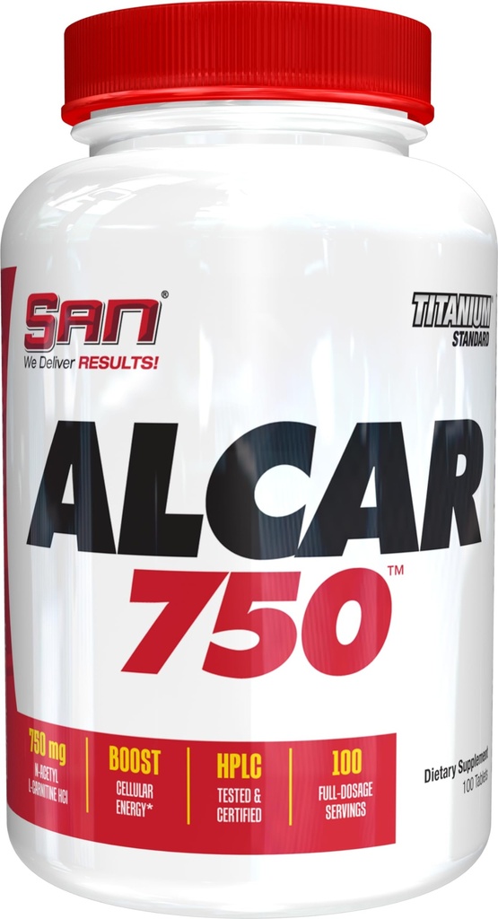 Alcar 750 - Αμιγής Acetyl L-καρνιτίνη για την ενέργεια, την εστίαση και το λίπος Μεταβολισμός 100 Υπηρεσίες