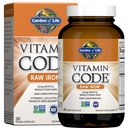 Garden of Life Women's Multi 120 Capsules + Vitamin Code Raw Iron 30ct Capsules
