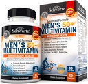 Once Daily Multivitamin for Men 50 and Over - Συμπλήρωμα για την υποστήριξη της υγείας της καρδιάς - με ψευδάργυρο, A, B, C, D3, E Βιταμίνες - για την υποστήριξη μνήμης & εγκεφαλικής υγείας - Σχεδιασμένο για όλη την υγεία του σώματος - 60 Count