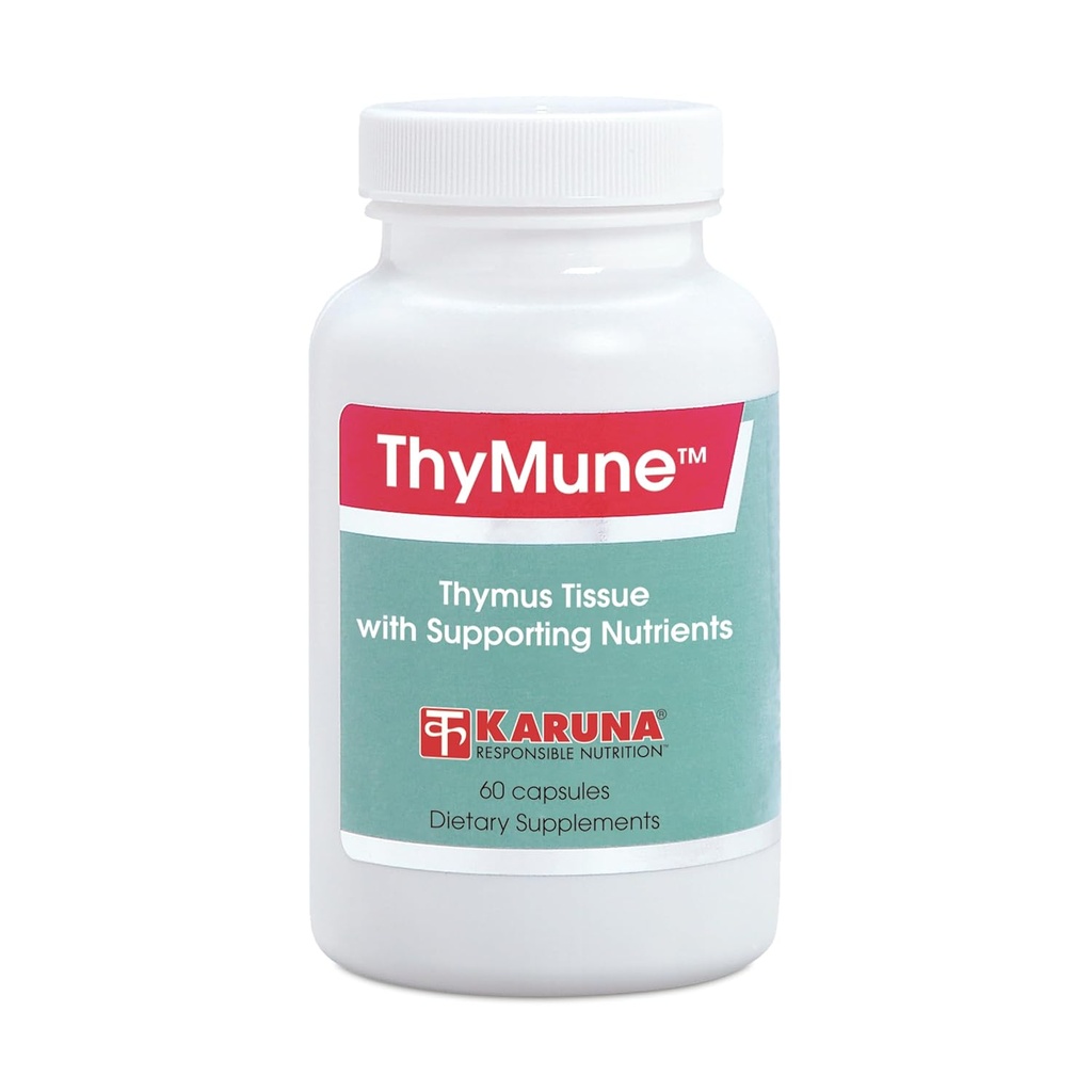 Karuna ThyMune 60 Κάψουλες 400 mg Thymus Tissus, 40 mg Echinacea Extract, 25 mg βιοφλαβονοειδή 